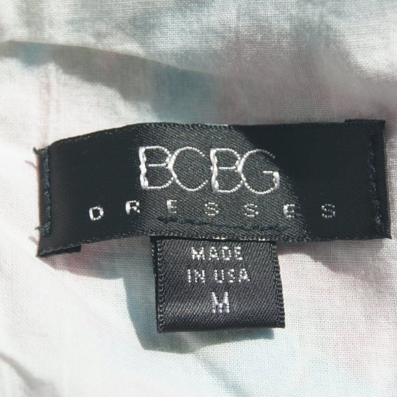 Vintage BCBG Dresses Y2k Midi Dess Bias Cut Cotton Sun Dress S Made in USA Flora - Picture 9 of 9